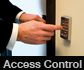 Access control systems can simply be via a keypad with a lock release on a door or can connect remotely to a central monitoring point. Whatever your requirements SWAT can help!